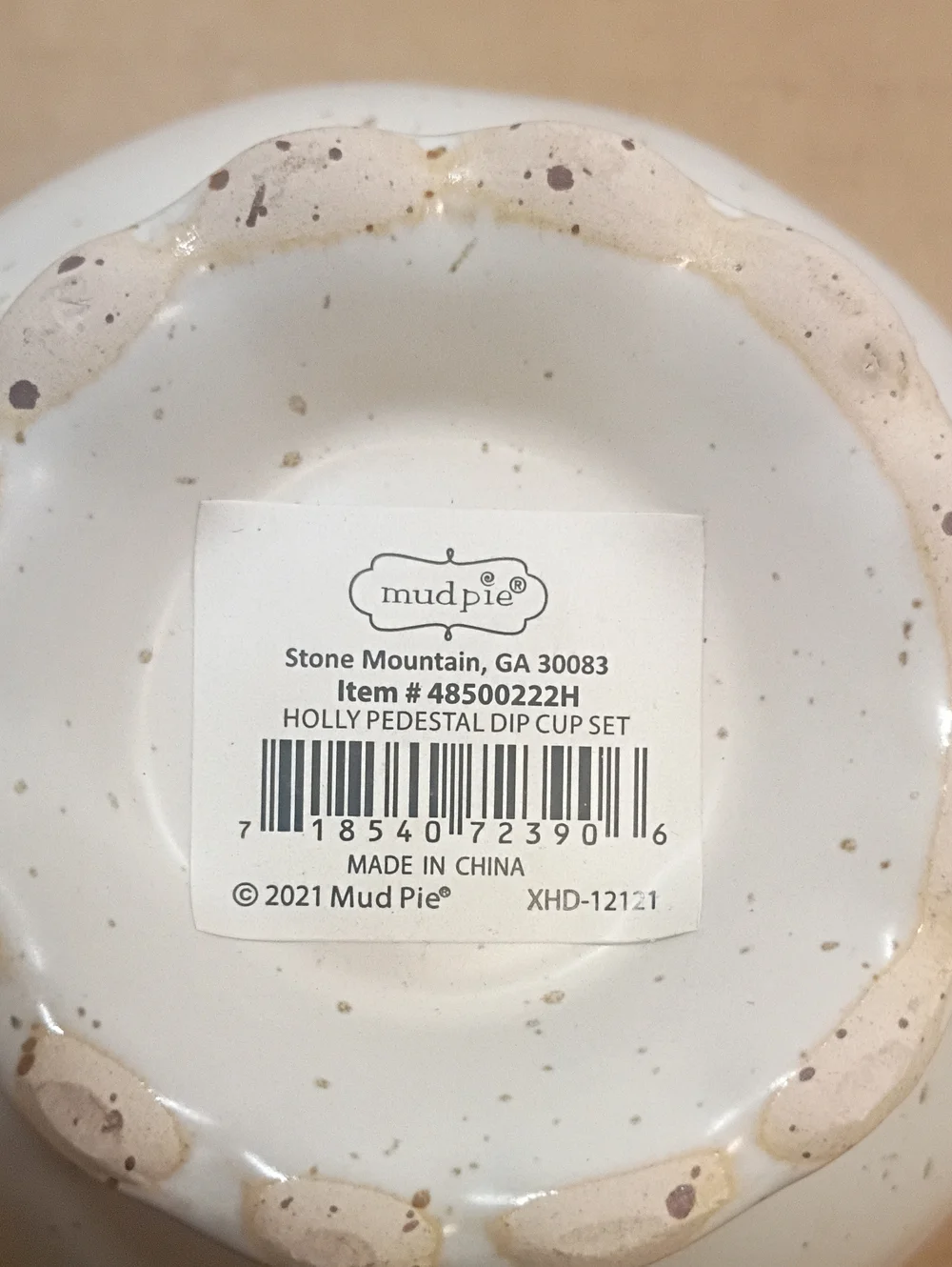 Mud Pie no chips